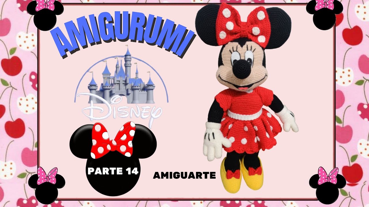 MINNIE MOUSE AMIGURUMI #PARTE 14#(Passo a passo)