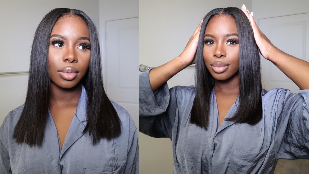 Quick 10 Minute Bob Tutorial No Glue Ft. UNice Hair