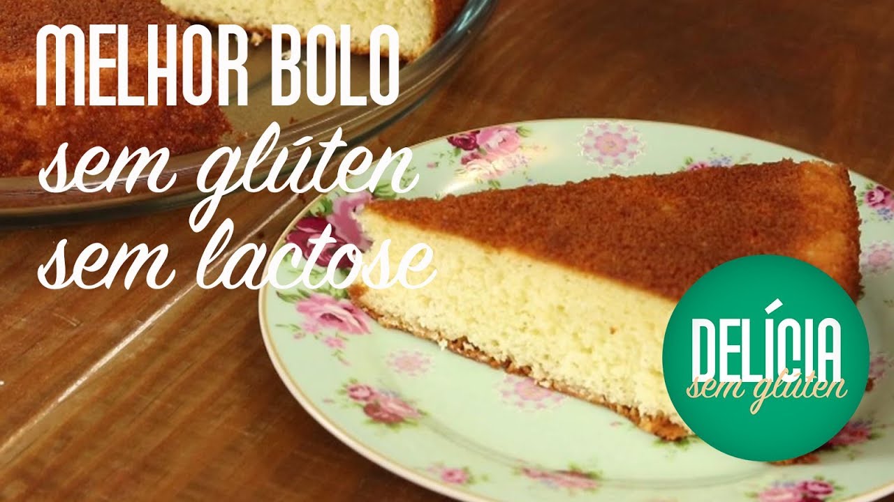Melhor bolo sem glúten, massa branca pandeló sem glúten (pão de ló)- rápido e fácil