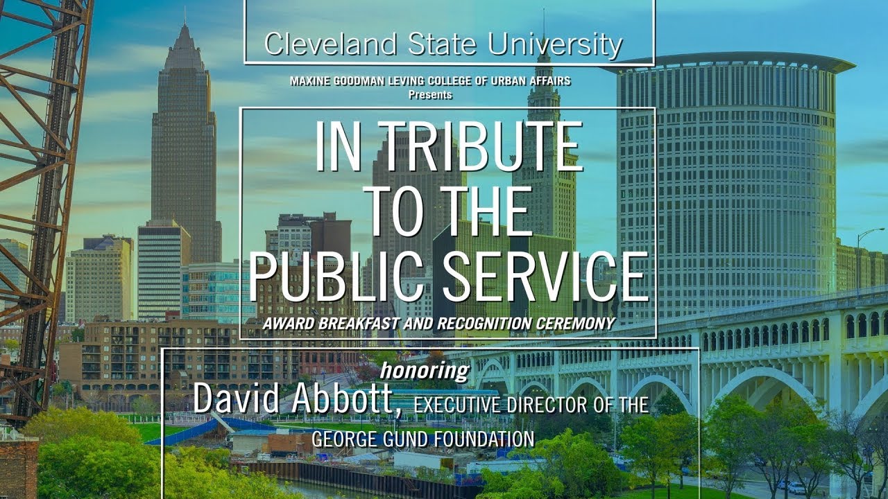 In Tribute to the Public Service 2018 - David Abbott