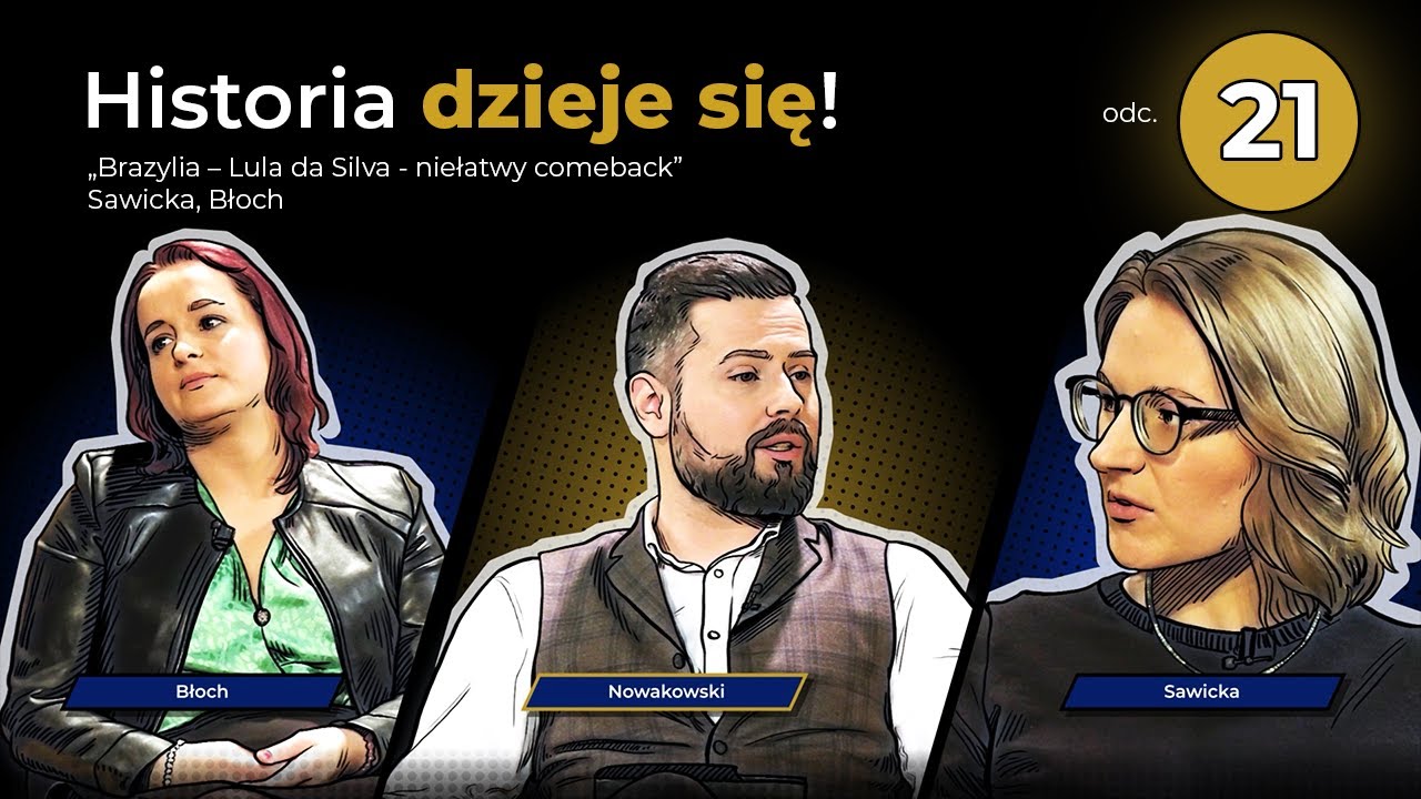 Brazylia - pęknięty kraj, problemy Amazonii. Sawicka, Błoch. 21 odcinek Historia dzieje się!