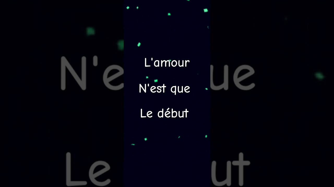 L'amour n'est que le début 