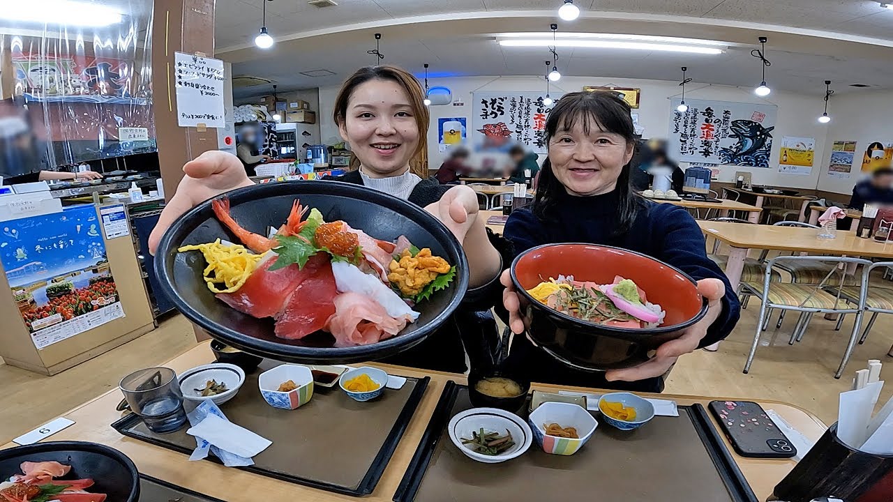 【家族でドライブ🚗茨城グルメツアー】那珂湊おさかな市場でコスパ最強の店発見！