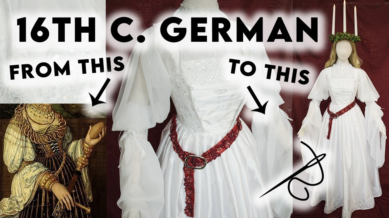 Historical Fashion Mashup: A Fantasy Christmas Dress (It's Santa Lucia!)