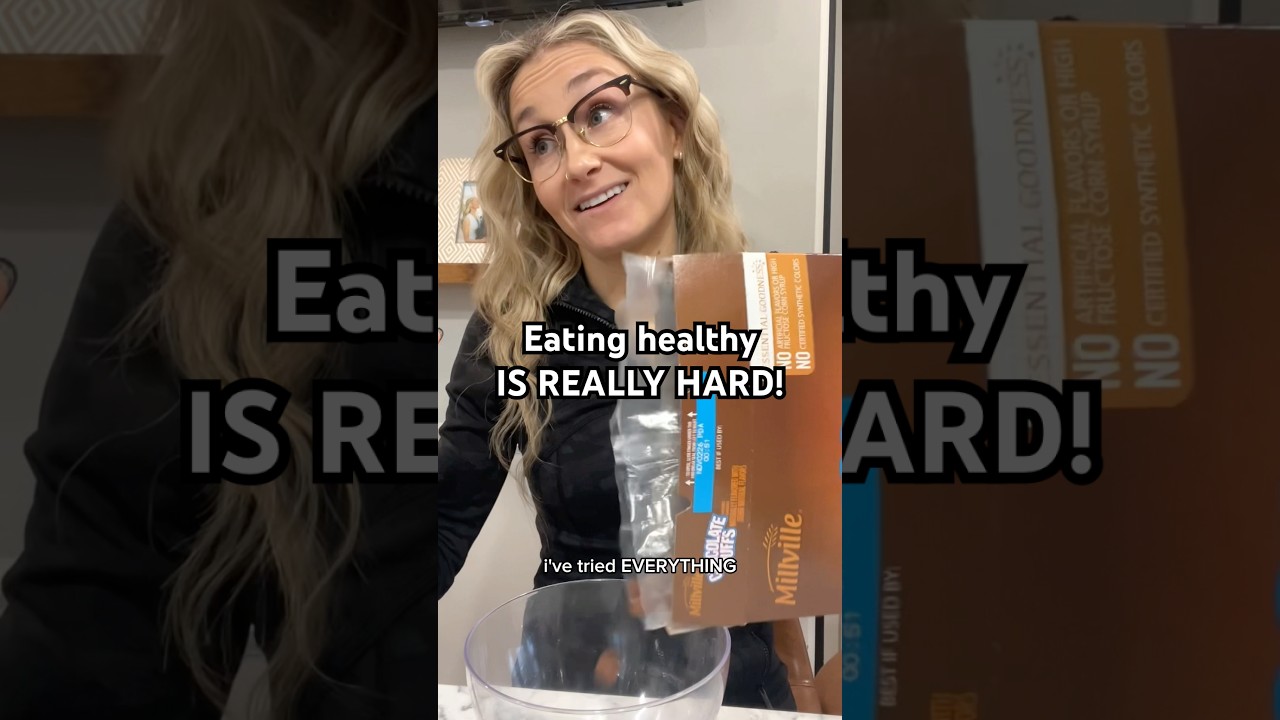 Eating healthy IS hard... if you're only focused on eating. Check the description for the fix🥰