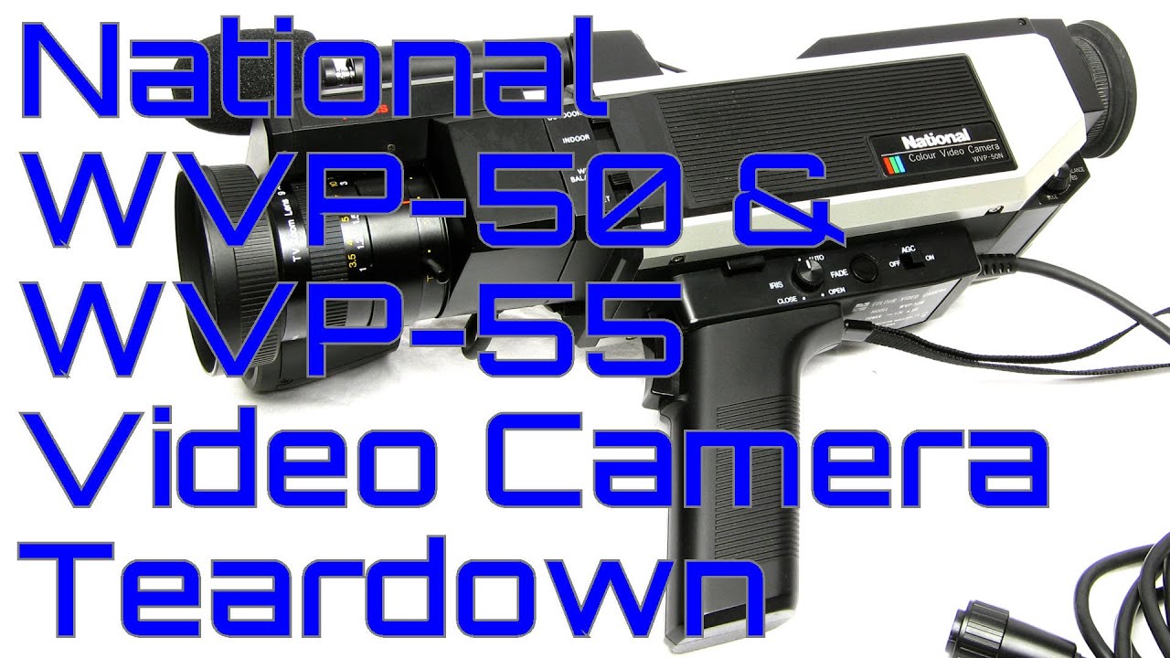 EW0204 &mdash; Разборка видеокамеры National WVP-50 WVP-55