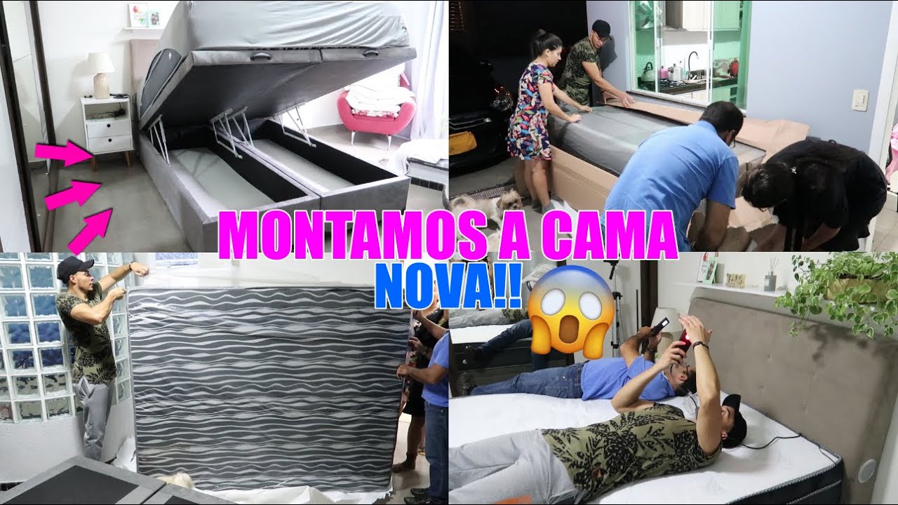 MONTAMOS NOSSA CAMA NOVA!! + TEMOS UM QUARTO DE VISITAS| Juliane Jocoski