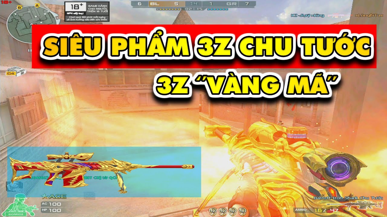 ☆ Si&ecirc;u phẩm VIP 3Z BARRETT-IRON SHARK Chu Tước - Biệt danh 
