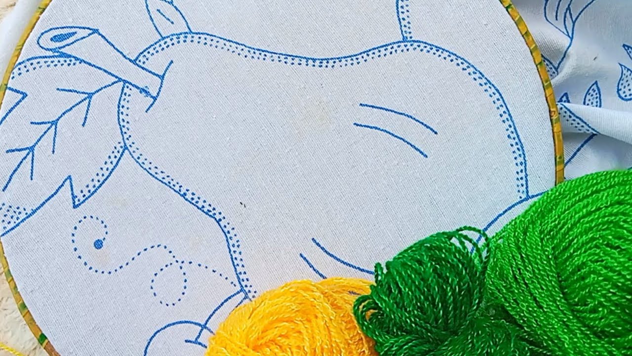 Super bella🤩puntada para pera#24🍐ideal para cualquier diseño entre canastas,flores,teteras,etc.