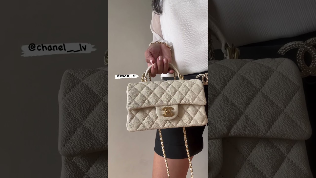 Chanel Mini Flap Black & Beige 
