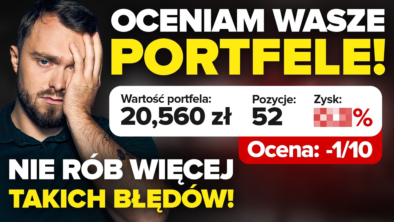 Najgorszy portfel, jaki widziałem? Oceniam wasze inwestycje!
