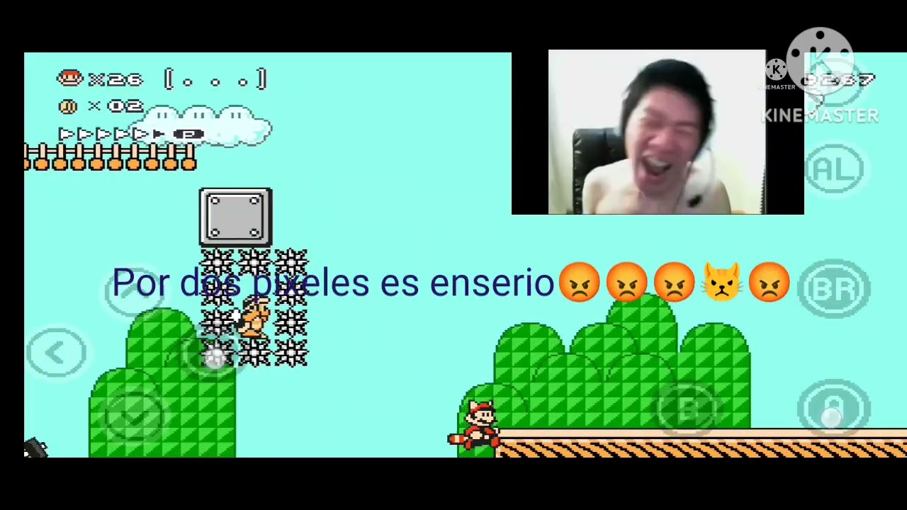 Jugando mario maker Word engine de nuevo Fummy moments Xd🤣🤣🤣