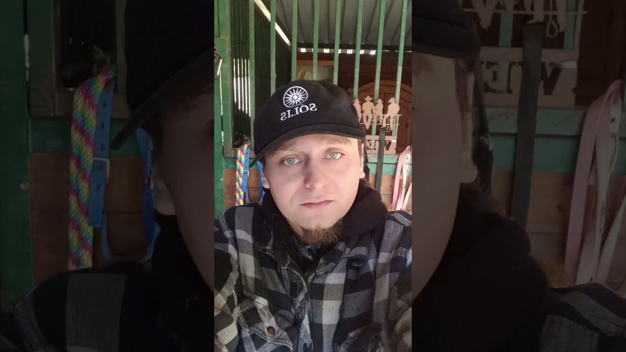 1st day working at the ranch job with moms. 