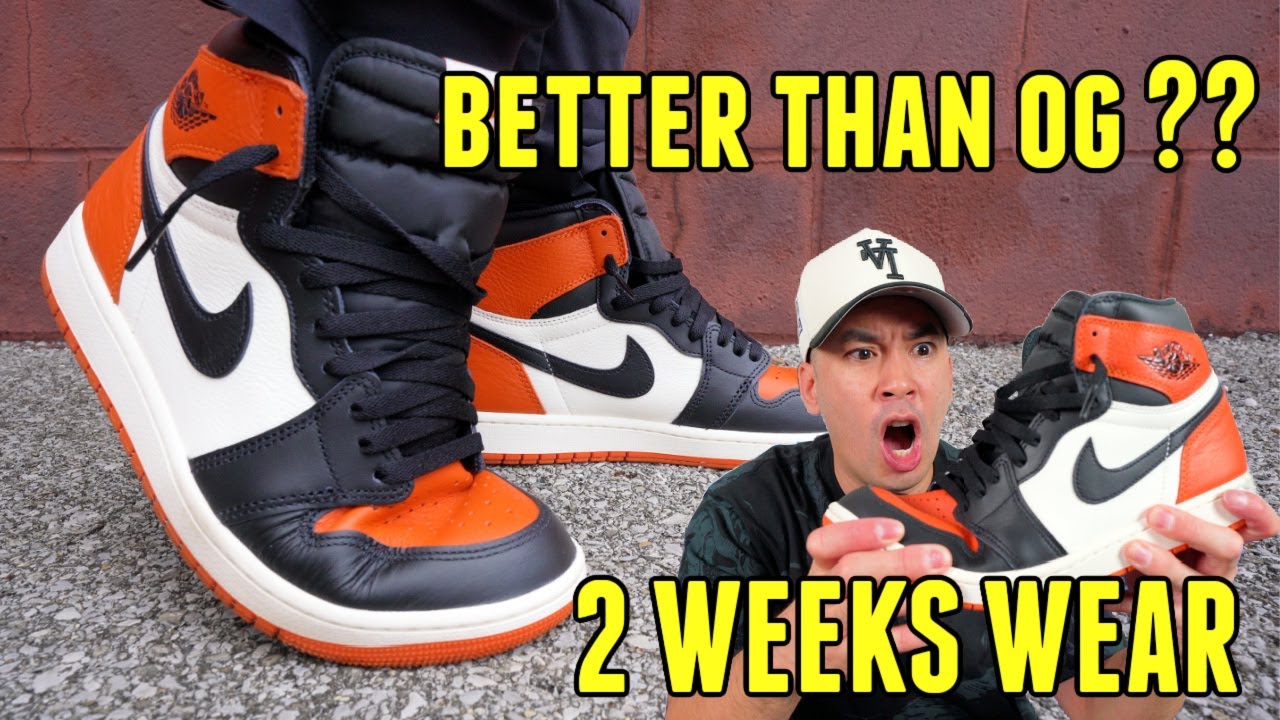 BRUTAL HONEST TRUTH WEAR TEST JORDAN 1 SHATTERED BACKBOARD 2 WEEK WEAR BETTER THAN OG'S ??!! 