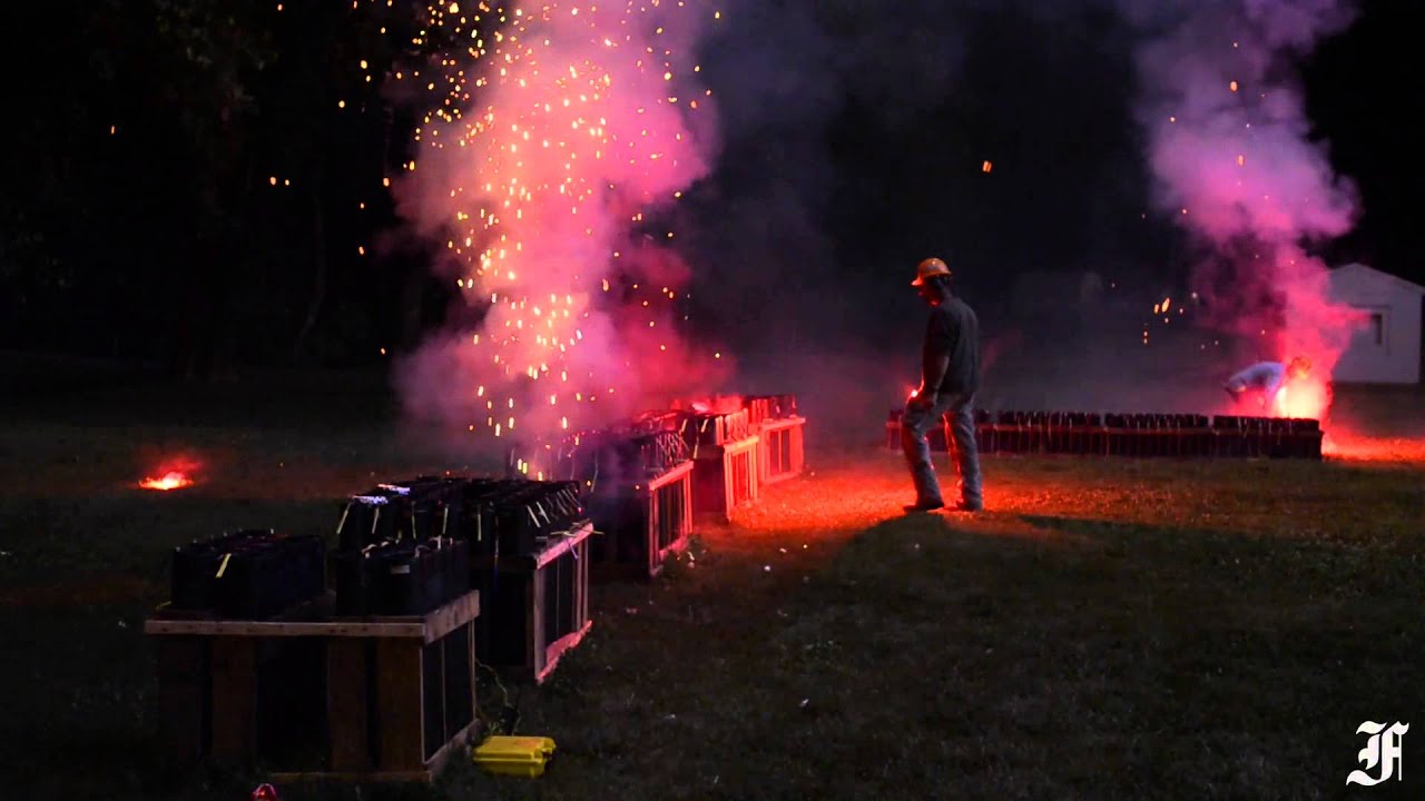 Behind the scenes at a fireworks show