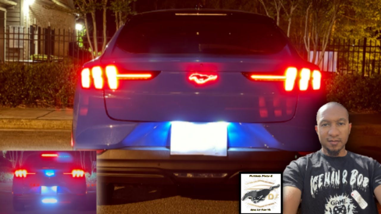 Mustang Mach E V2 Rear Pony Light Full Install