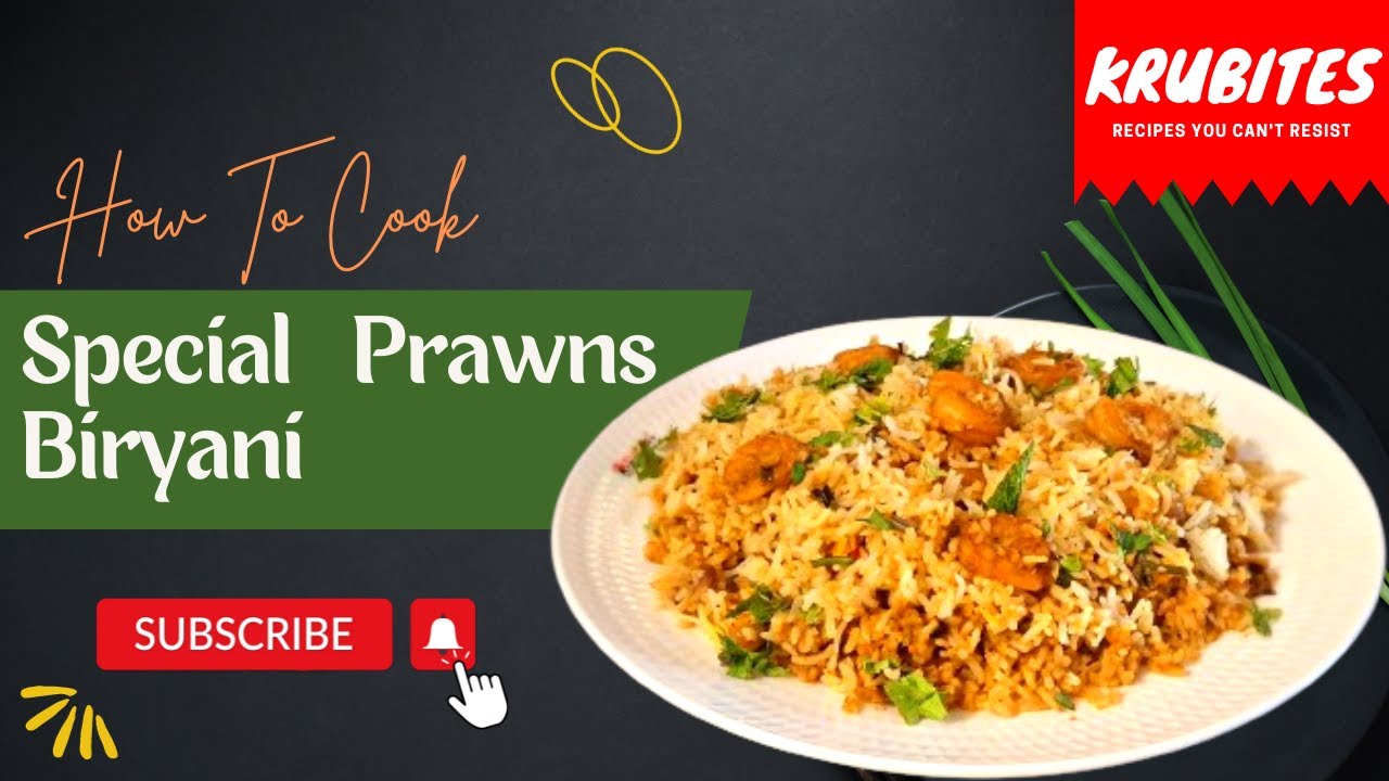 Special Prawns Biryani | Spicy & Flavourful | Homemade Biryani Masala Powder | Indian Cuisine