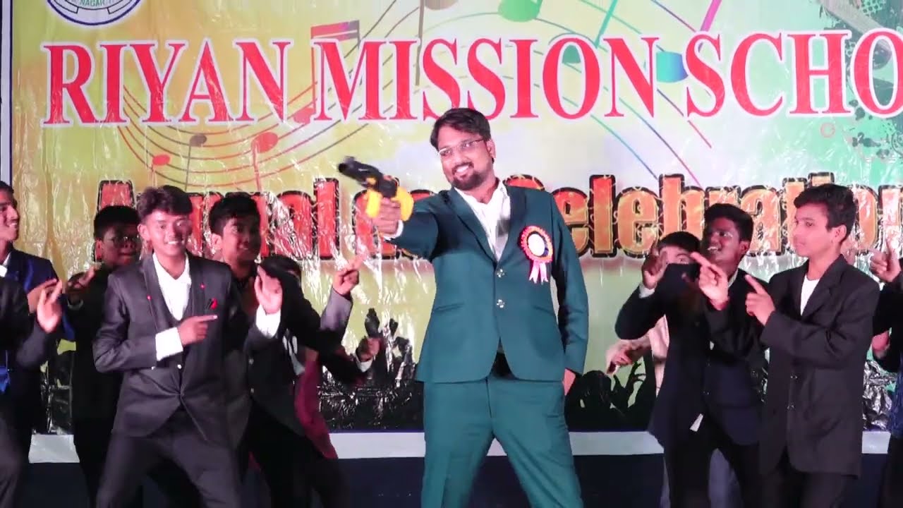 9,10th  Boys dance performance on KGF theme | Riyan Mission School | Annual Day | 2023.