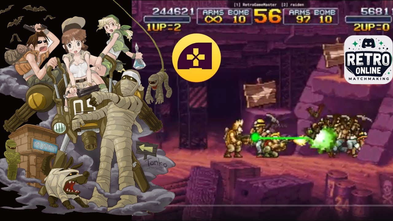 Metal Slug X PS1 Online Multiplayer Full Game Playthrough 2025 | Join Our Discord Community