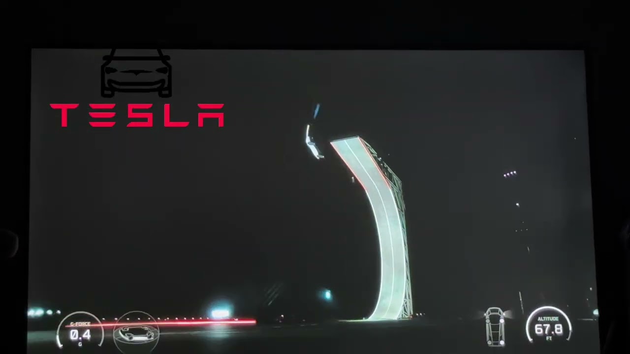 Tesla Roadster Launch Flip