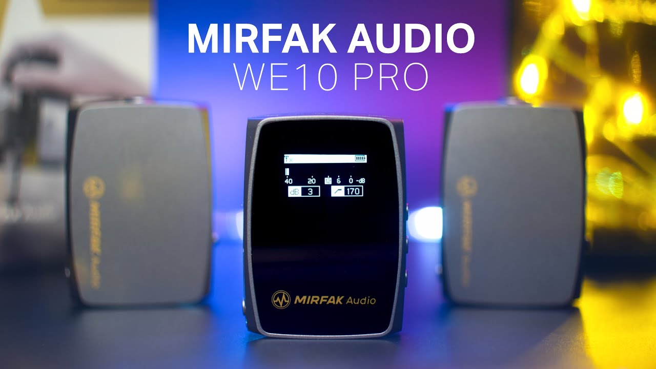 Mirfak Audio WE10 Pro &mdash; беспроводная микрофонная система с двумя передатчиками | Кинопроизводство сегодня