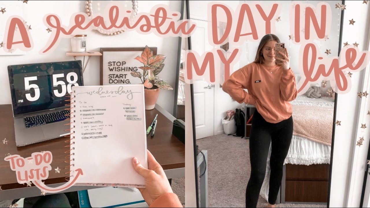 a realistic college day in my life!! | in-person/online classes, midterms, youtube work & more!