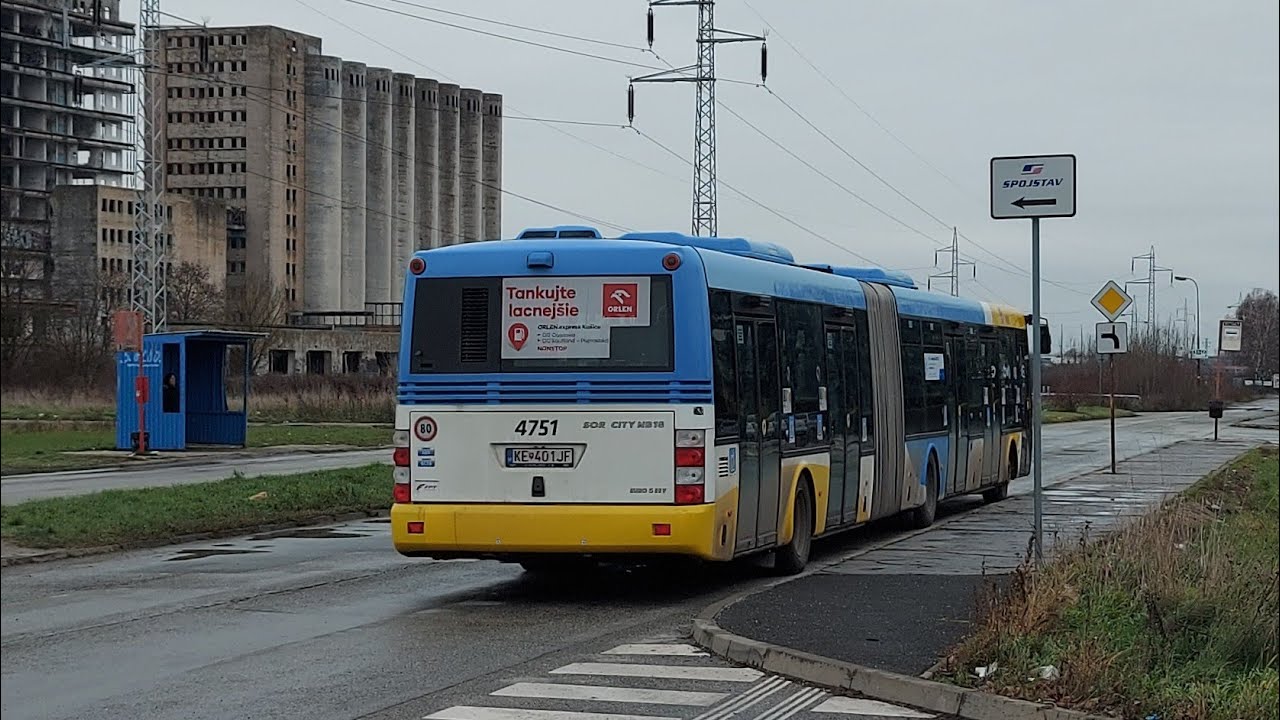 Jazda so Sor NB 18 city #4751 na linke 19.