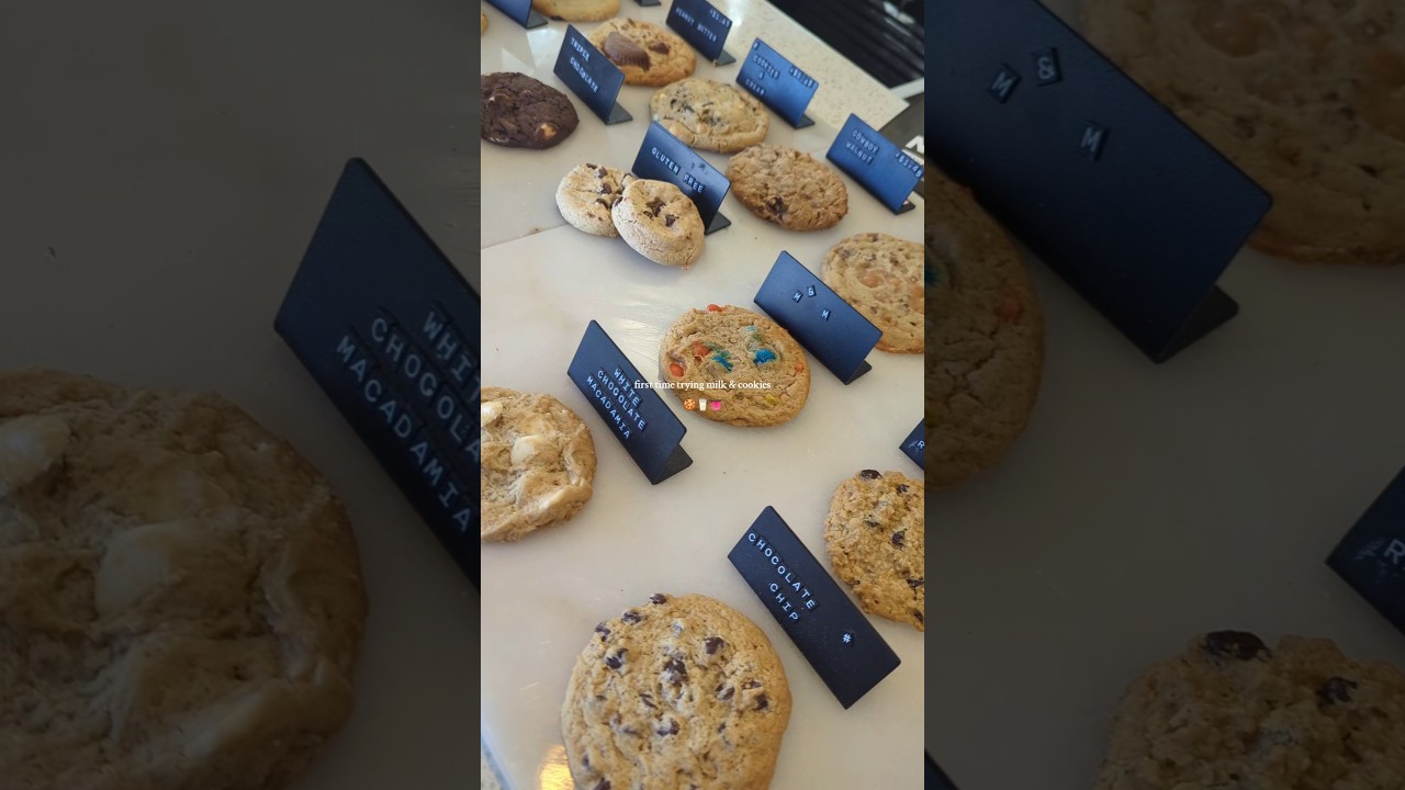 MILK & COOKIES REVIEW 🍪🥛- Watch the vlog! #cookiesreview #ocfood #orangecountyfood