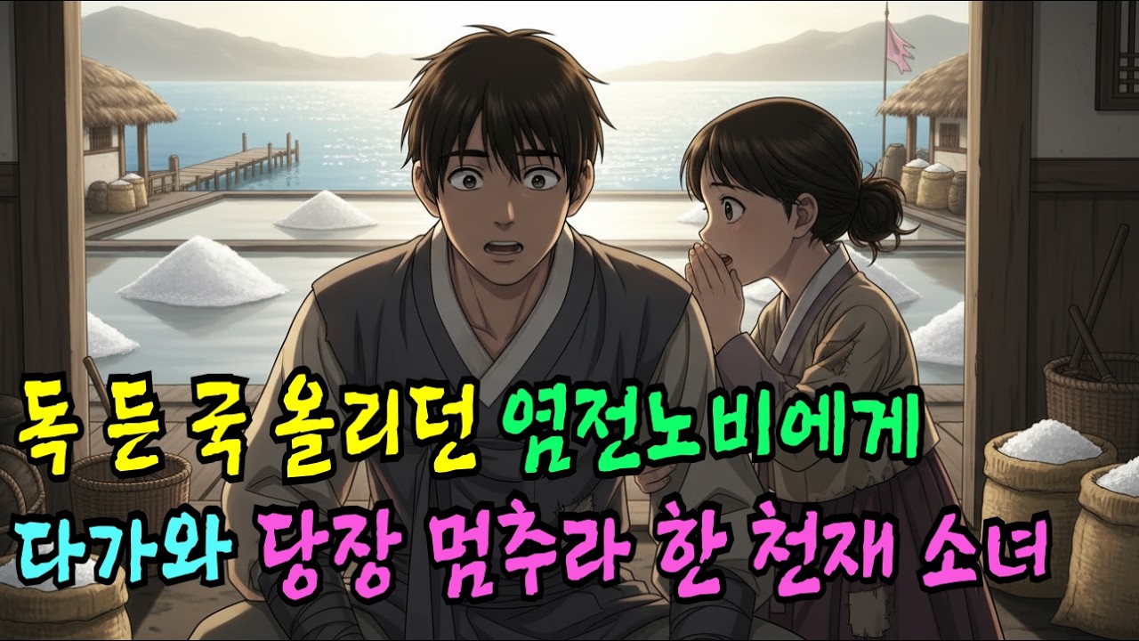 잔치국에 독을 넣으라 했다… 그러나 한 소녀가 모든 걸 멈췄다｜푸른 염전의 거짓 종이