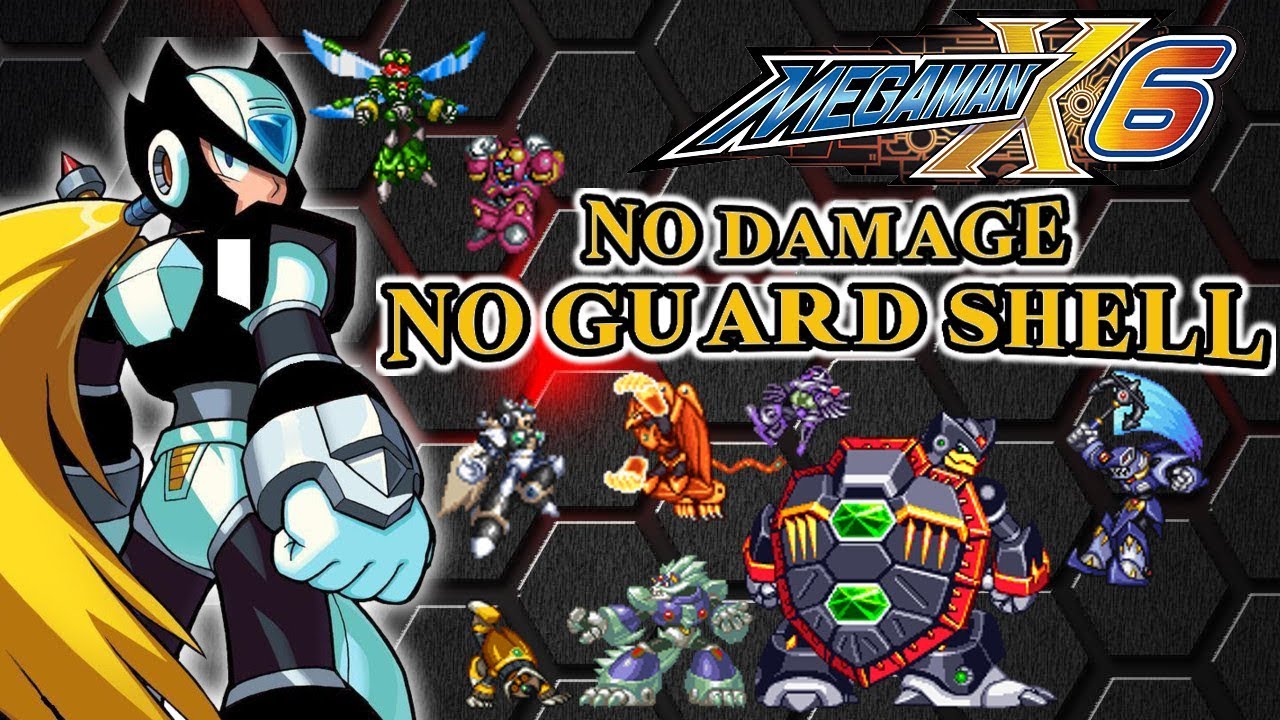 Mega Man X6 (Zero) No Damage/No Guard Shell: Maverick Stages [Xtreme]