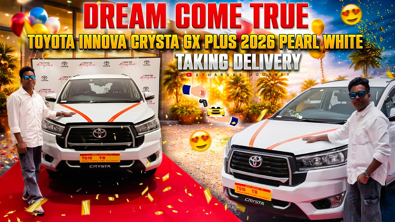 Innova Crysta 2026 GX Plus Taking Delivery | Dream Come True Moment! Atharvas Journey|