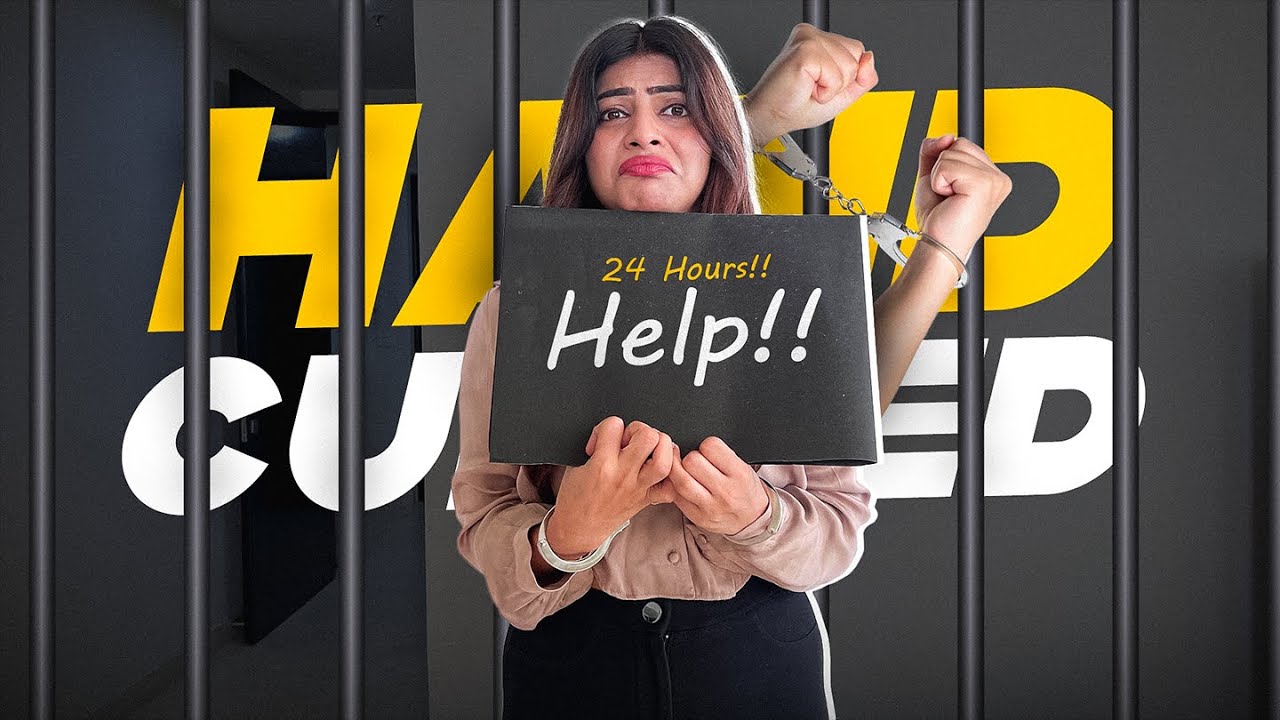 HANDCUFFED for 24 hour challenge || SAVAGE GIRL