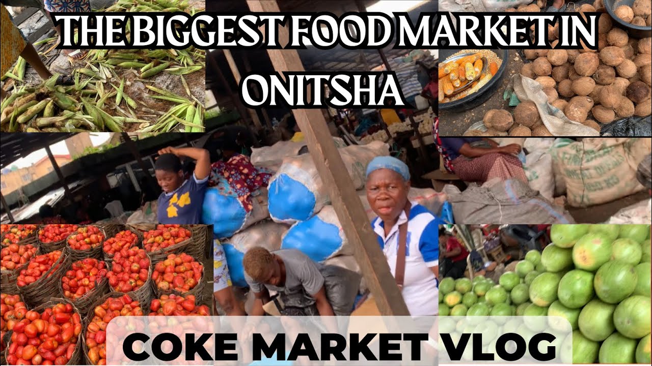THE BIGGEST FOOD MARKET IN ONITSHA NOBODY TALKS ABOUT! Nigeria Market vlog! LIFE IN ONITSHA