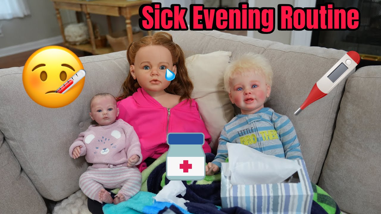 Reborn Family sick Evening Routine with a cold reborn Rp