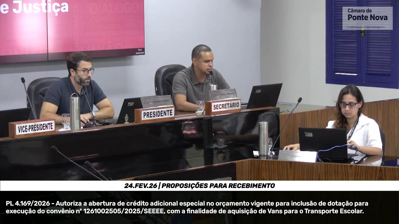 24.FEV.26 | 1ª REUNIÃO DA COMISSÃO DE FINANÇAS, LEGISLAÇÃO E JUSTIÇA