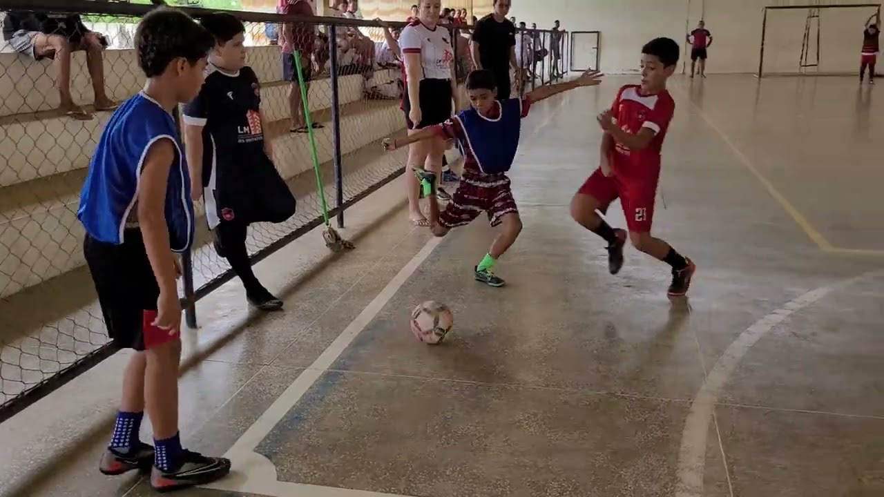 2° Tempo: Sub 11:Proj. Novo Vazantes 3 x 6 Cajax Kids. Gols do C.K:Alonso(3),Bernardo, Yan,Gabriel. 