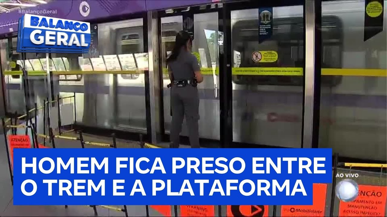 Passageiro morre ao ficar prensado entre a porta da plataforma e a do trem na Linha 5-Lilás, em SP