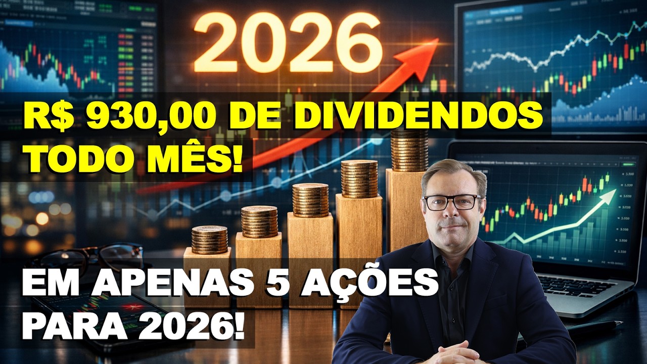 5 AÇÕES QUE VÃO BOMBAR EM 2026!