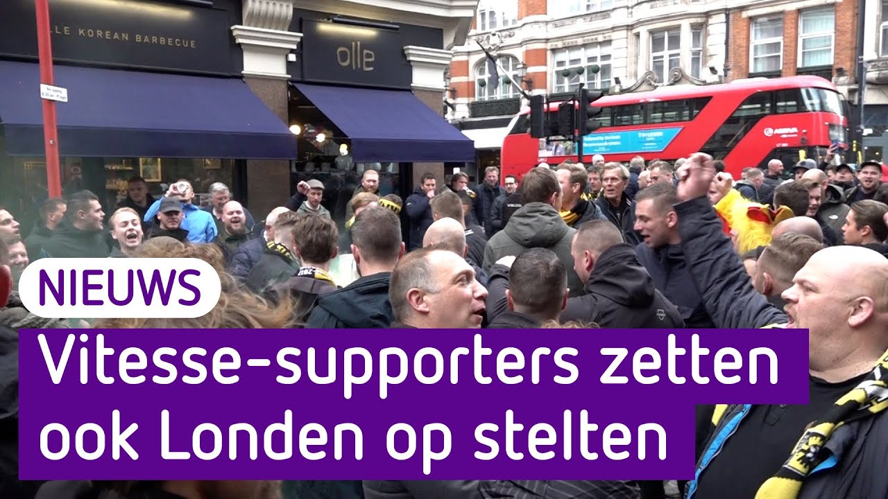 Vitesse-supporters bouwen feestje in Londense kroegen