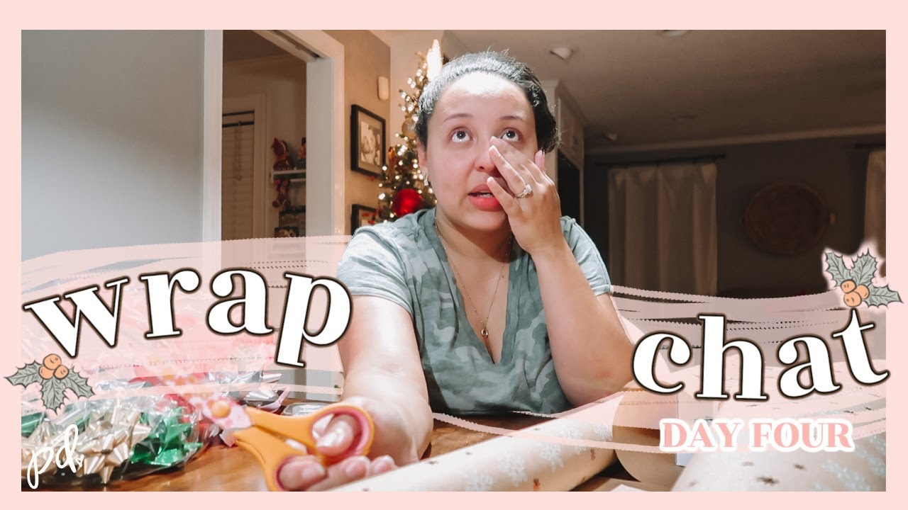 WRAP GIFTS WITH ME 2021 🎁| ANSWERING MY MOST AVOIDED QUESTIONS | WRAP CHAT | Page Danielle