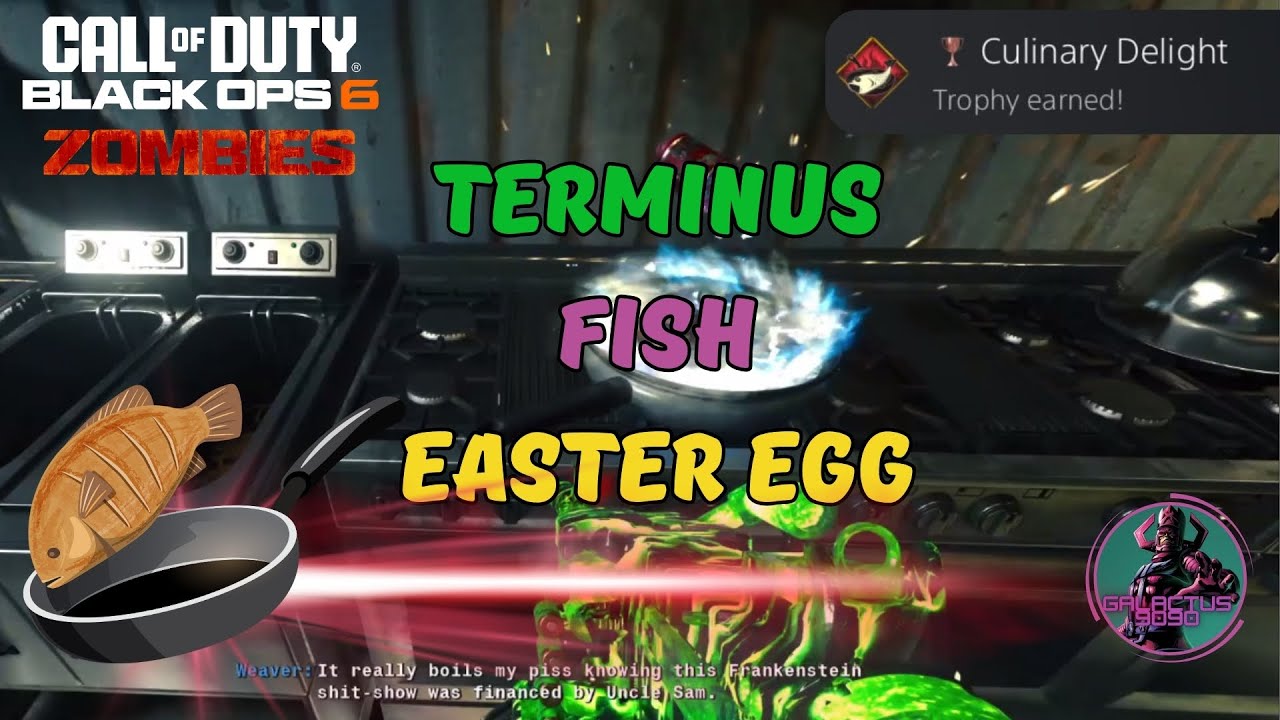 The Easiest Fish Easter Egg in Black Ops 6 Zombies | Culinary Delight Trophy