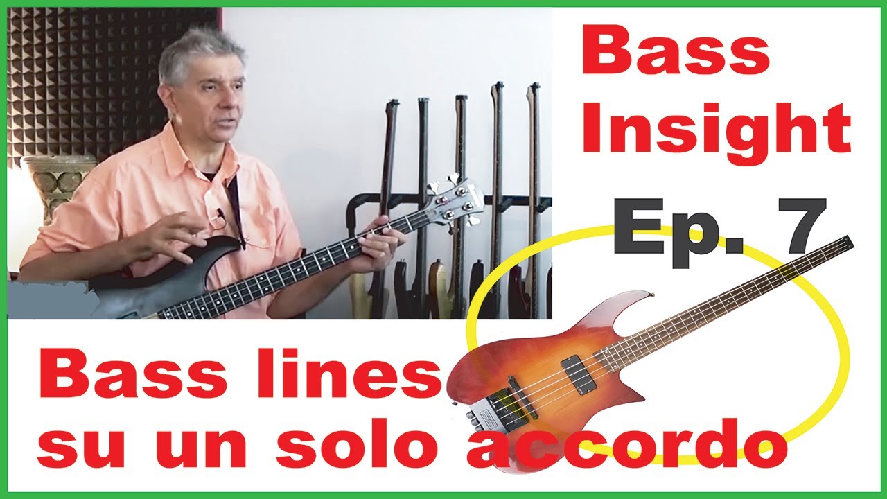 Bass Insight ep.07 Struttura armonica ORIZZONTALE: creiamo una linea di basso perfetta