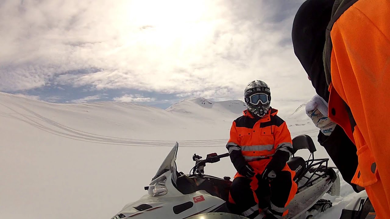 Snowmobiling in Iceland