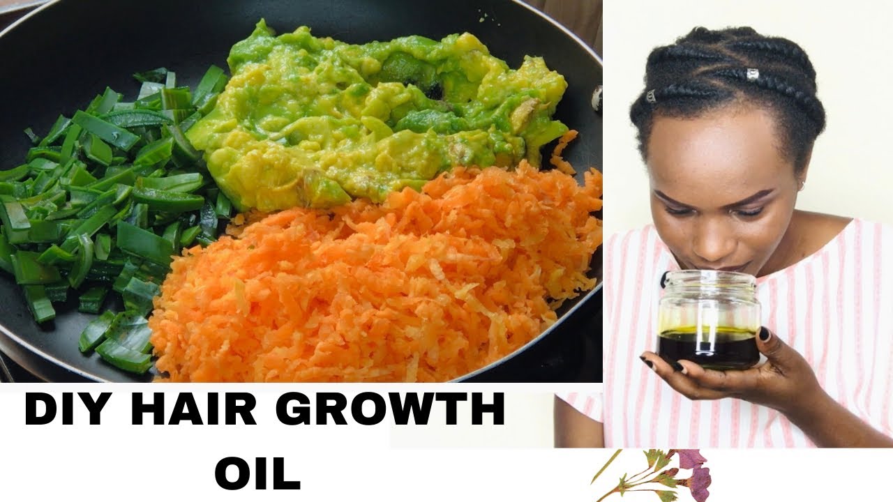 AMAVUTA akuza UMUSATSI |Uko wayikorera ukoresheje Carrot ,Avocado n’ igikakarubamba (aloe vera)