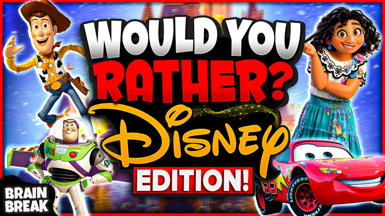 Disney Would You Rather? Workout | Brain Break | Disney Games For Kids | Just Dance | GoNoodle