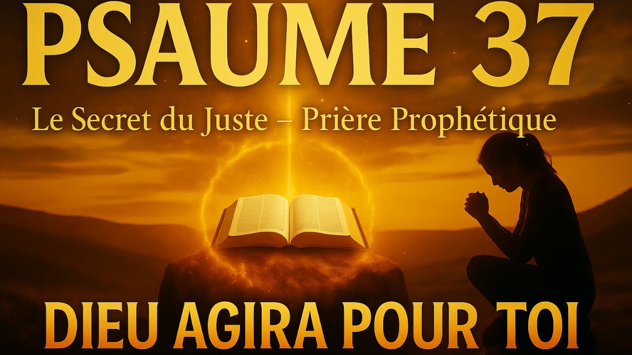 🔥 PSAUME 37 &mdash; Le Secret du Juste : Dieu Agira Pour Toi ! | Pri&egrave;re Proph&eacute;tique de Justice et de Paix