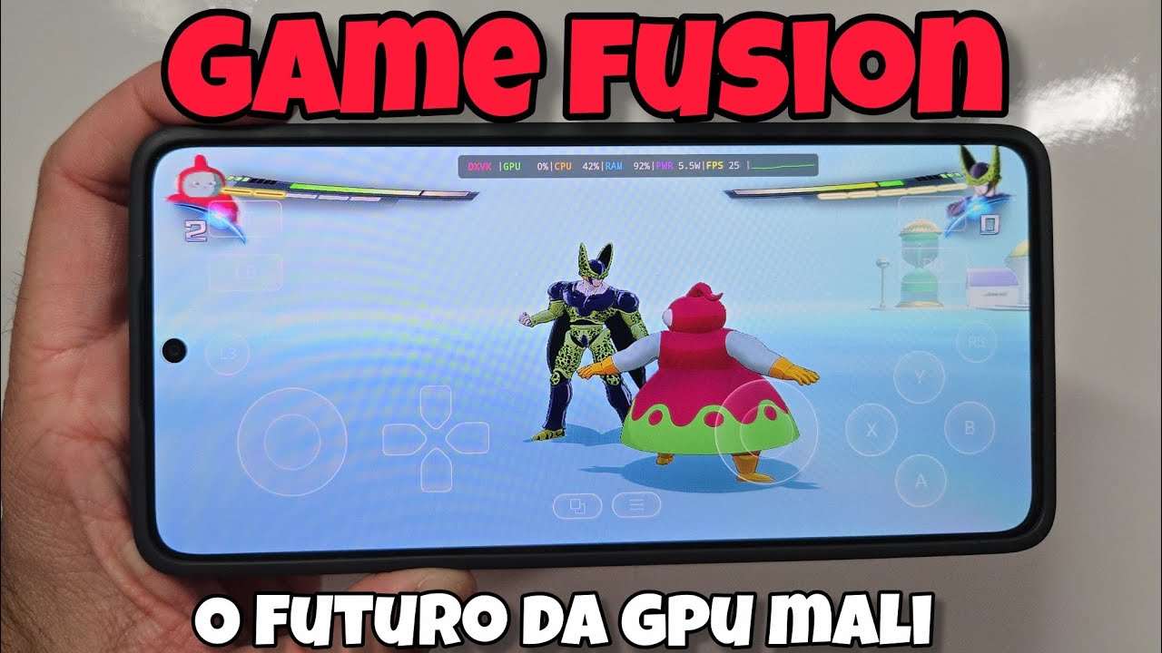 INCRÍVEL! MEDIATEK RODANDO JOGOS DE PC DIRECTX 11 NA GPU MALI GAMEFUSION DRAGON BALL SPARKING ZERO