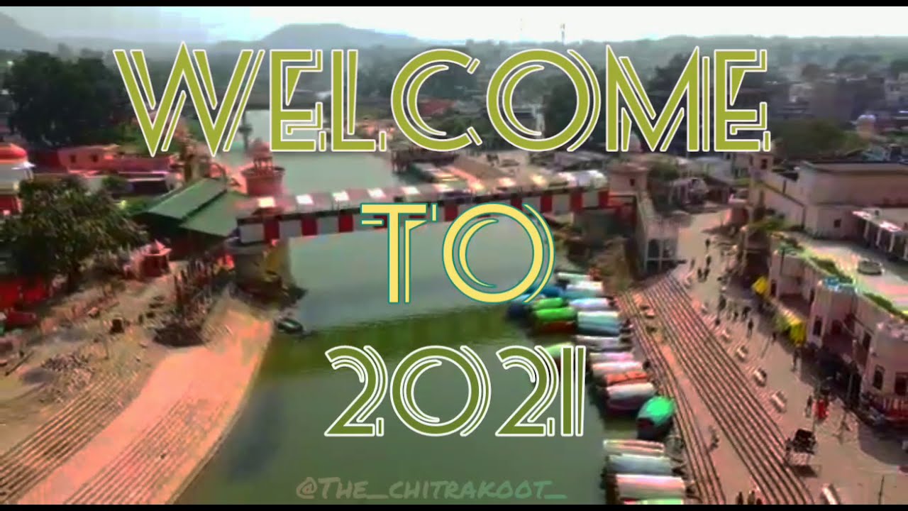 Happy New Year Chitrakoot Drone Shoot . Ramghat #happynewyear #welcome2021 #2021