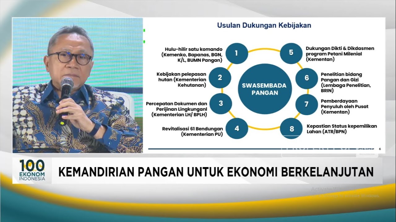 Curhat Menko Zulhas: RI Banyak Pakar Tapi Menuju Swasembada Pangan 