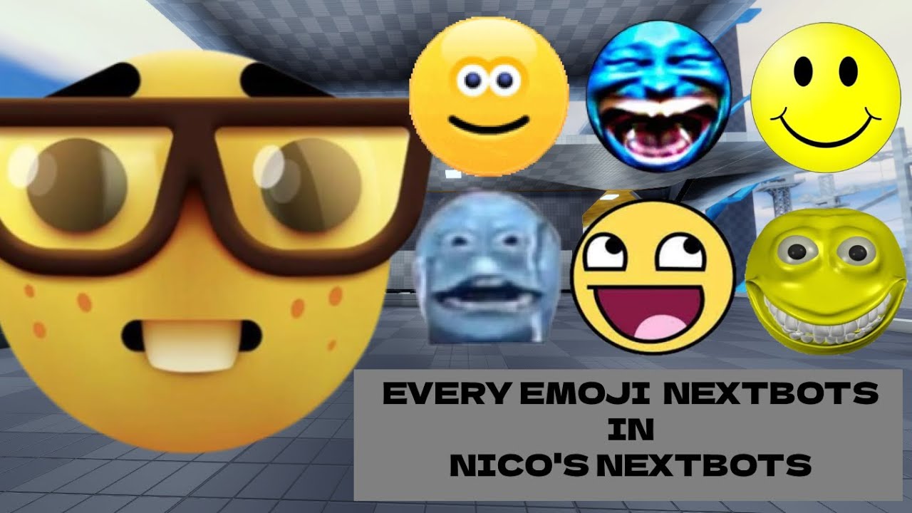EVERY EMOJI Nextbots and JUMPSCARES in nico's nextbots